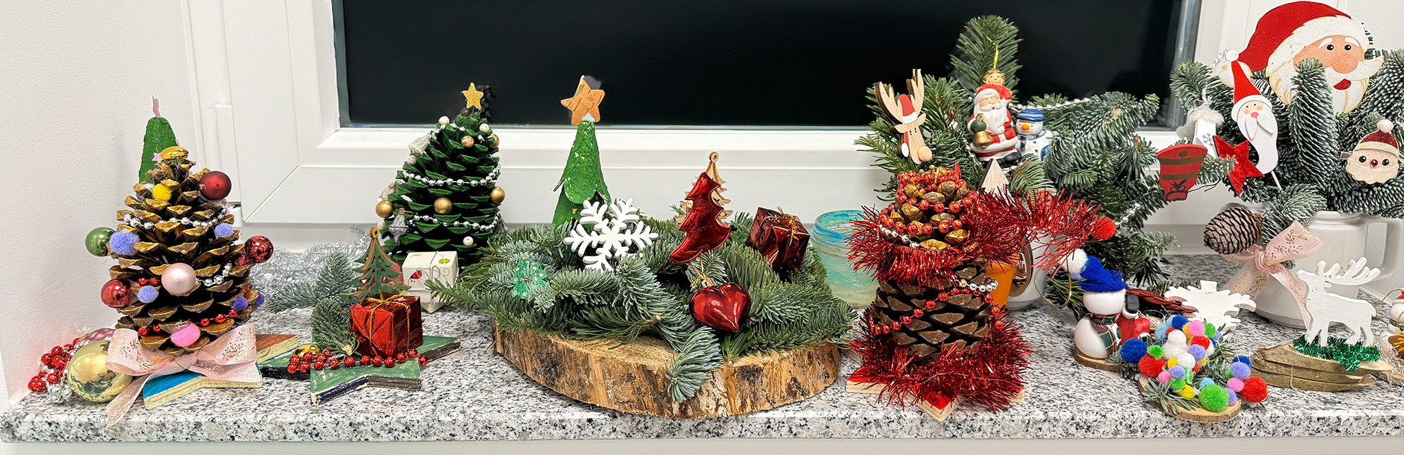 Adventsgedecke vom Weihnachtsbasteln 2025